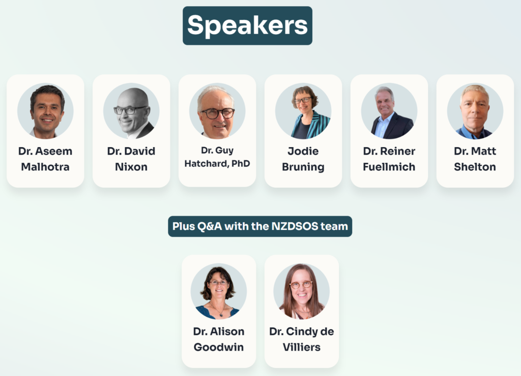 NZDSOS conference speakers